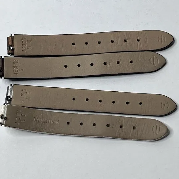 LOT Of 4 Philip Stein Teslar Watch Strap Genuine Leather - Picture 8 of 13